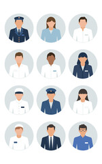 Diverse Professionals Portraits: Team of Staff Members in Business, Healthcare, and Service Industries Presenting Professionalism & Teamwork in Clean, Modern Style for Website & Marketing Materials (M