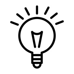 Led Bulb Vector Icon