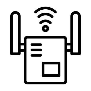 Wi-Fi Range Extender Vector Icon