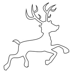 Reindeer Silhouette
