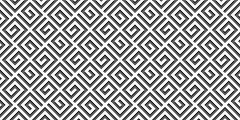 Abstract geometric background. Aztec greek pattern.