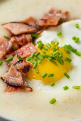 Healthy Savory Creamy Breakfast Farina Porridge