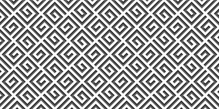 Abstract geometric background. Aztec greek pattern.