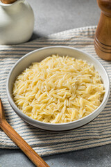 Homemade Healthy Cooked Orzo Pasta