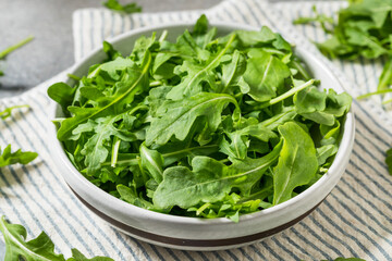 Organic Healthy Green Arugula Lettuce Herbs