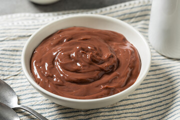 Sweet Homemade Chocolate Pudding Mousse