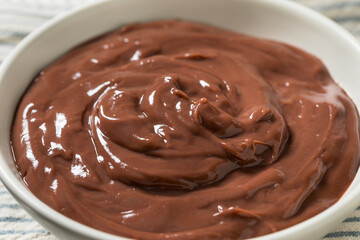 Sweet Homemade Chocolate Pudding Mousse