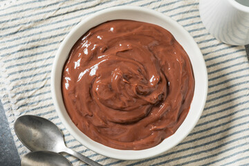 Sweet Homemade Chocolate Pudding Mousse