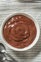 Sweet Homemade Chocolate Pudding Mousse