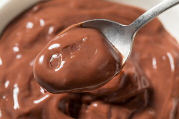 Sweet Homemade Chocolate Pudding Mousse