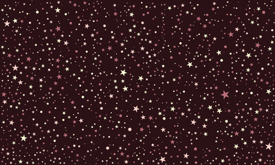 Rose Gold and Burgundy Romantic Starry New Year Wallpaper