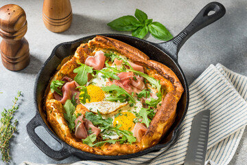 Homemade Breakfast Savory Dutch Baby