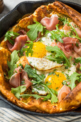 Homemade Breakfast Savory Dutch Baby