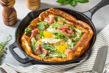 Homemade Breakfast Savory Dutch Baby