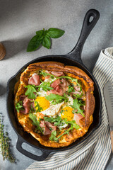 Homemade Breakfast Savory Dutch Baby