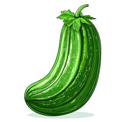 Pickle isolated on white 