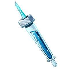 Blue pipette 