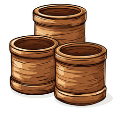 Piston pin on a white 