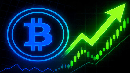 Bitcoin price surge digital currency growth cryptocurrency market trend success blockchain investment profit digital asset finance technology future trading chart analysis
