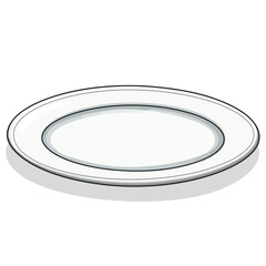 White plate 