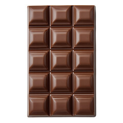 chocolate candy bar on transparent png background