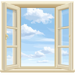 Obraz premium Power windows on white 