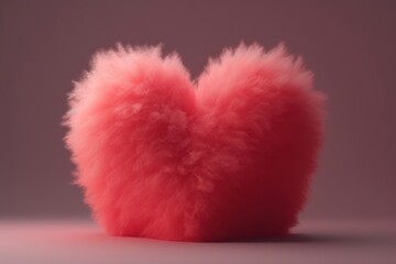 Heart red softness purple.