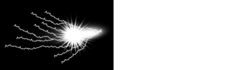 Electrifying Plasma Discharge Effect: High-Resolution Digital Art & Visual FX Stock Image