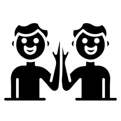 Friendship Goals Vector Icon