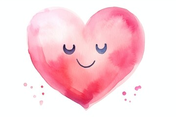 Heart face anthropomorphic invertebrate.