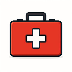 Obraz premium Emergency Ready Always Keep a First Aid Kit