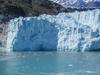 The Margerie Glacier in Glacier Bay, Alaska.