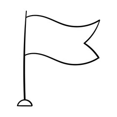 Folded flag