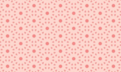 Seamless Pink Pattern. Repeating Background. Textile. Fabric. Soft Peach. Blush Pale. Light Apricot. Warm Rose. Dusty Coral.