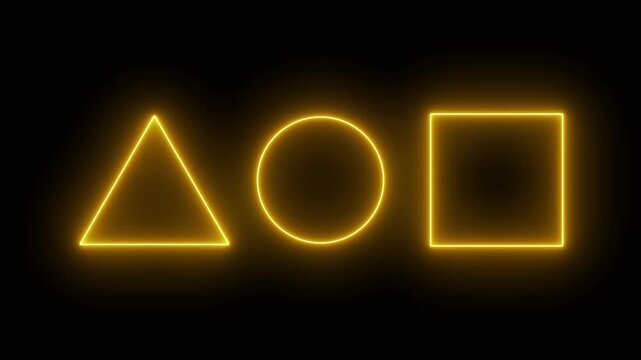 motion design, animated glow shapes