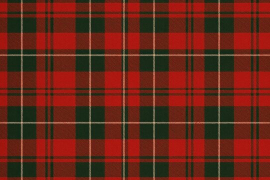 Classic red plaid pattern wallpaper.