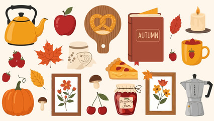 Cozy Autumn Harvest Collection with Warm Drinks and Seasonal Treats