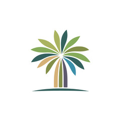 palm tree logo