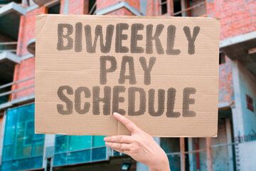 "Biweekly Pay Schedule" Employees receive twice monthly. BIWEEKLY. PAY. SCHEDULE. EMPLOYEES. TWICE.