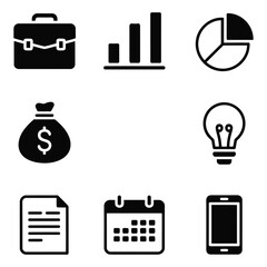 business icons set