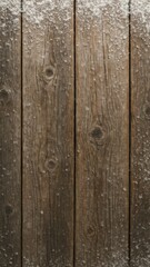Fototapeta premium Rustic wooden snow texture mobile wallpaper
