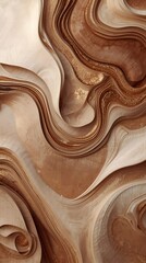 A brown wood texture background featuring a chocolate color pattern and wave design with a liquid art surface wallpaper backdrop