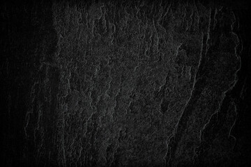 Dark grey black slate background or texture.