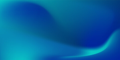 Blue-green gradient studio room abstract background pattern walls and floor reflect neon lights abstract