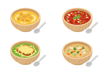 set of food