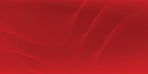 Abstract red gradient background, light and shadow on the backdrop with dimensions, illustartion vector.