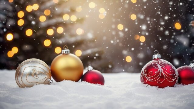 red christmas balls