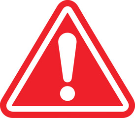Warning, attention, caution sign. warning danger icon. Caution alarm alert set, triangle warn sign , attention vector icon. warning danger icon. Warning sign with exclamation mark.