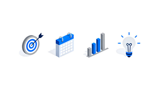 3d business graph