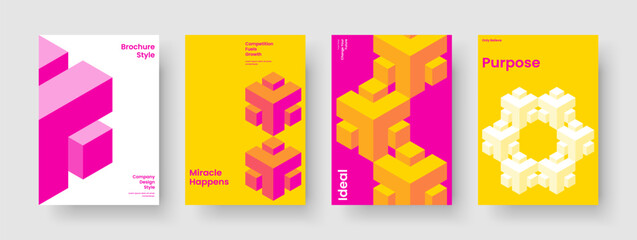 Modern Brochure Design. Abstract Background Template. Isolated Business Presentation Layout. Book Cover. Poster. Banner. Report. Flyer. Magazine. Catalog. Handbill. Newsletter. Brand Identity